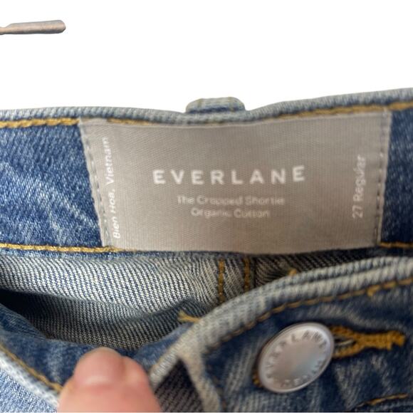 Everlane High Rise Cheeky Jean, Cropped, Casual, Weekend, Brunch 27R NEW - Picture 12 of 14